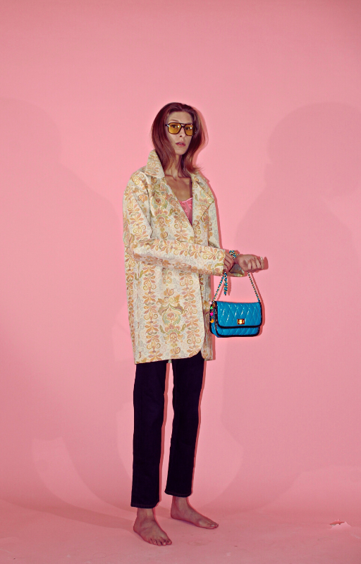 jacquard coat