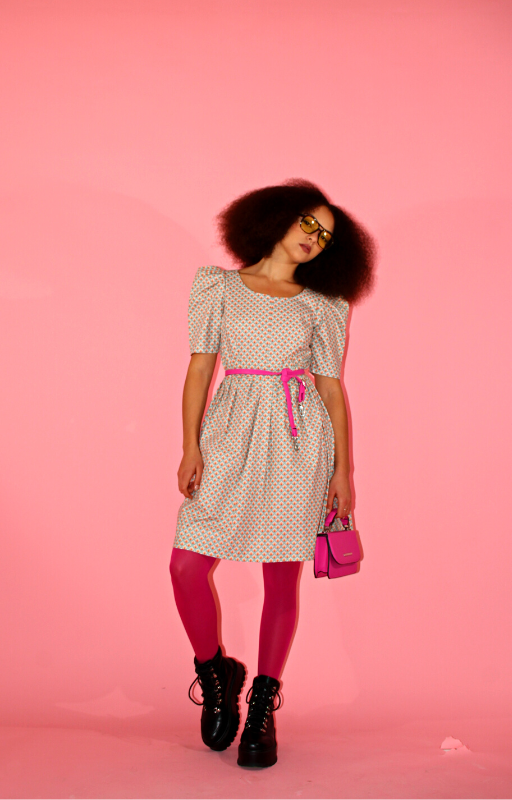 RENT Upcycled Skater 80s Dress WearMyWardrobeOut