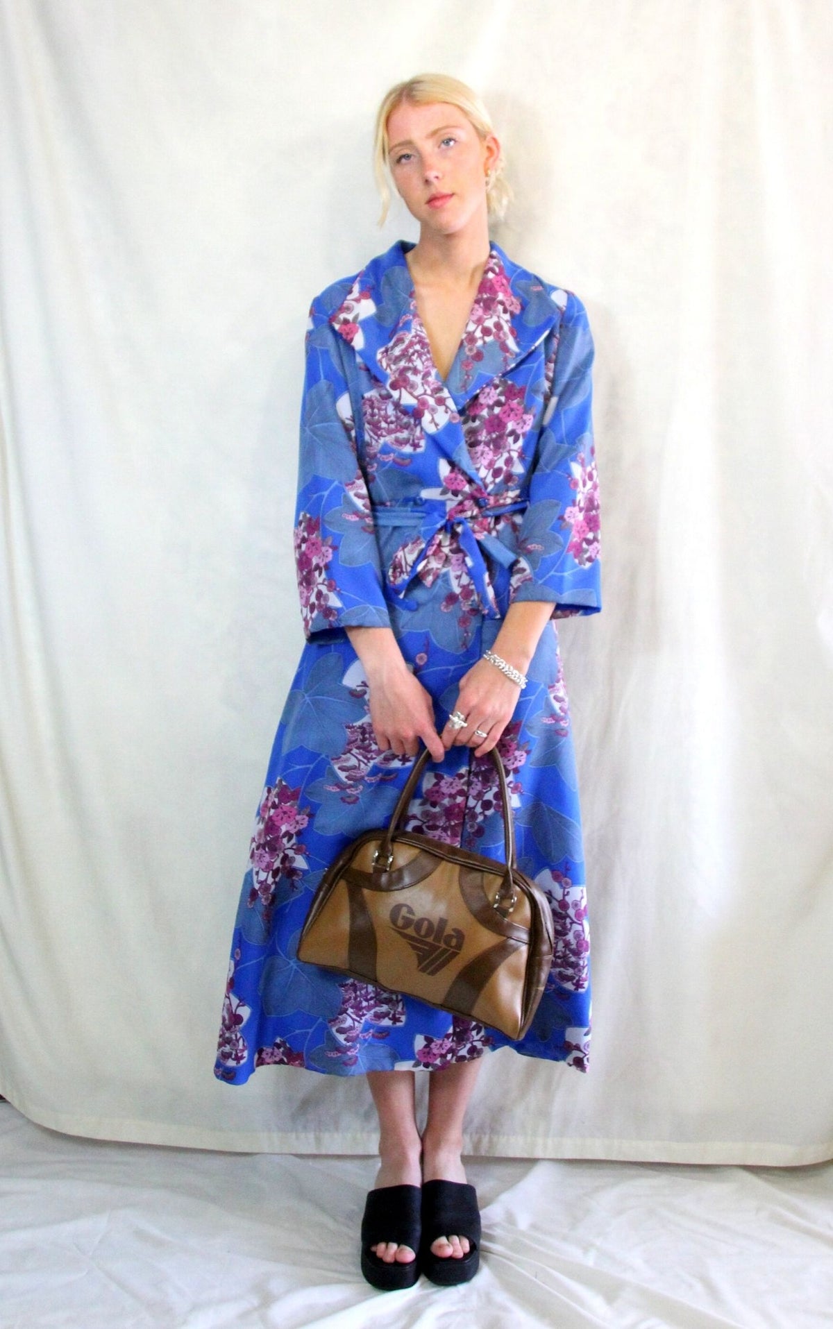 Rent vintage dress 1970s dress green 1970s dress