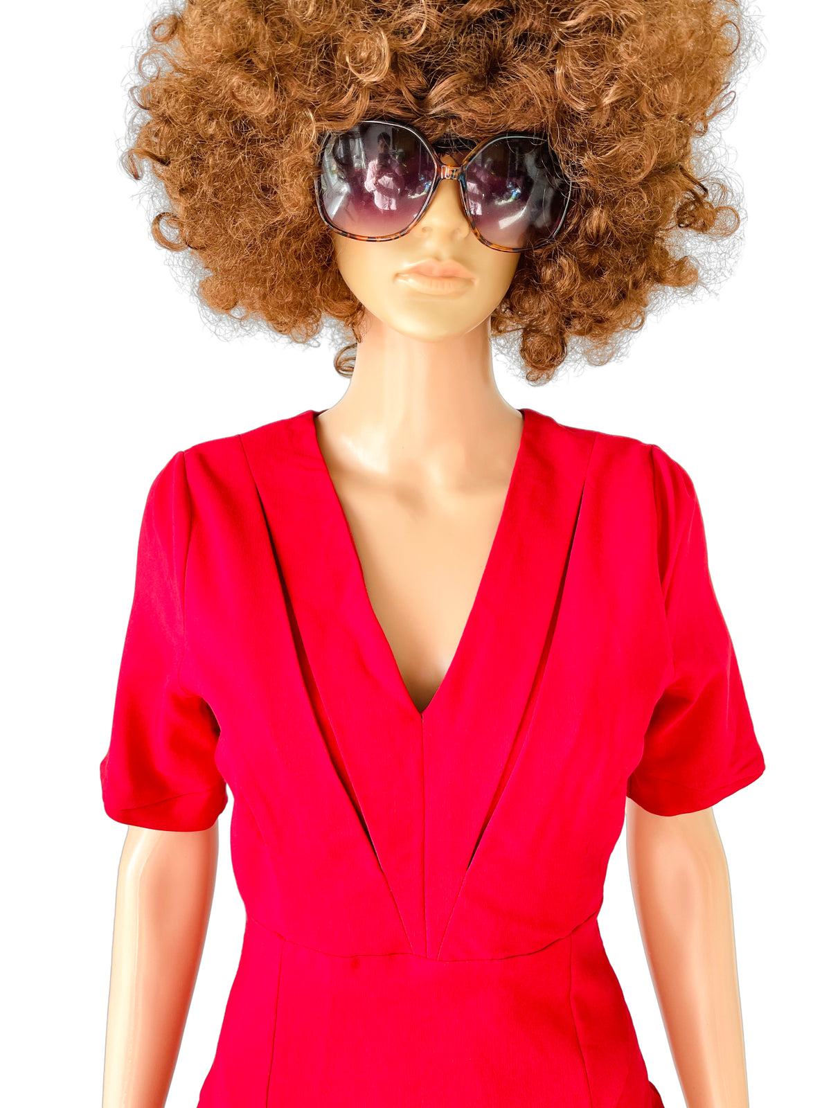 Red Pencil Dress Size 12