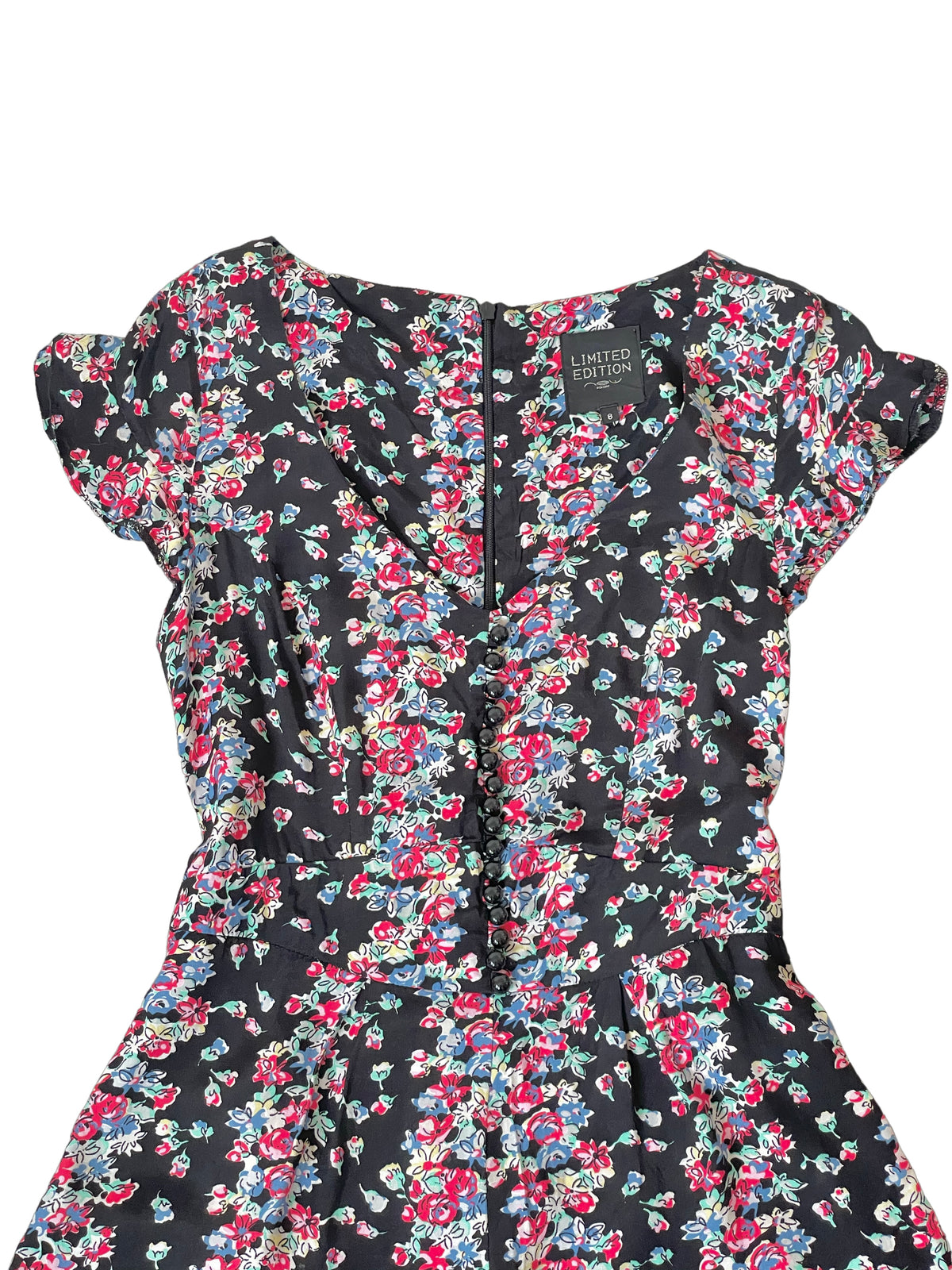 Y2K Floral Print Playsuit