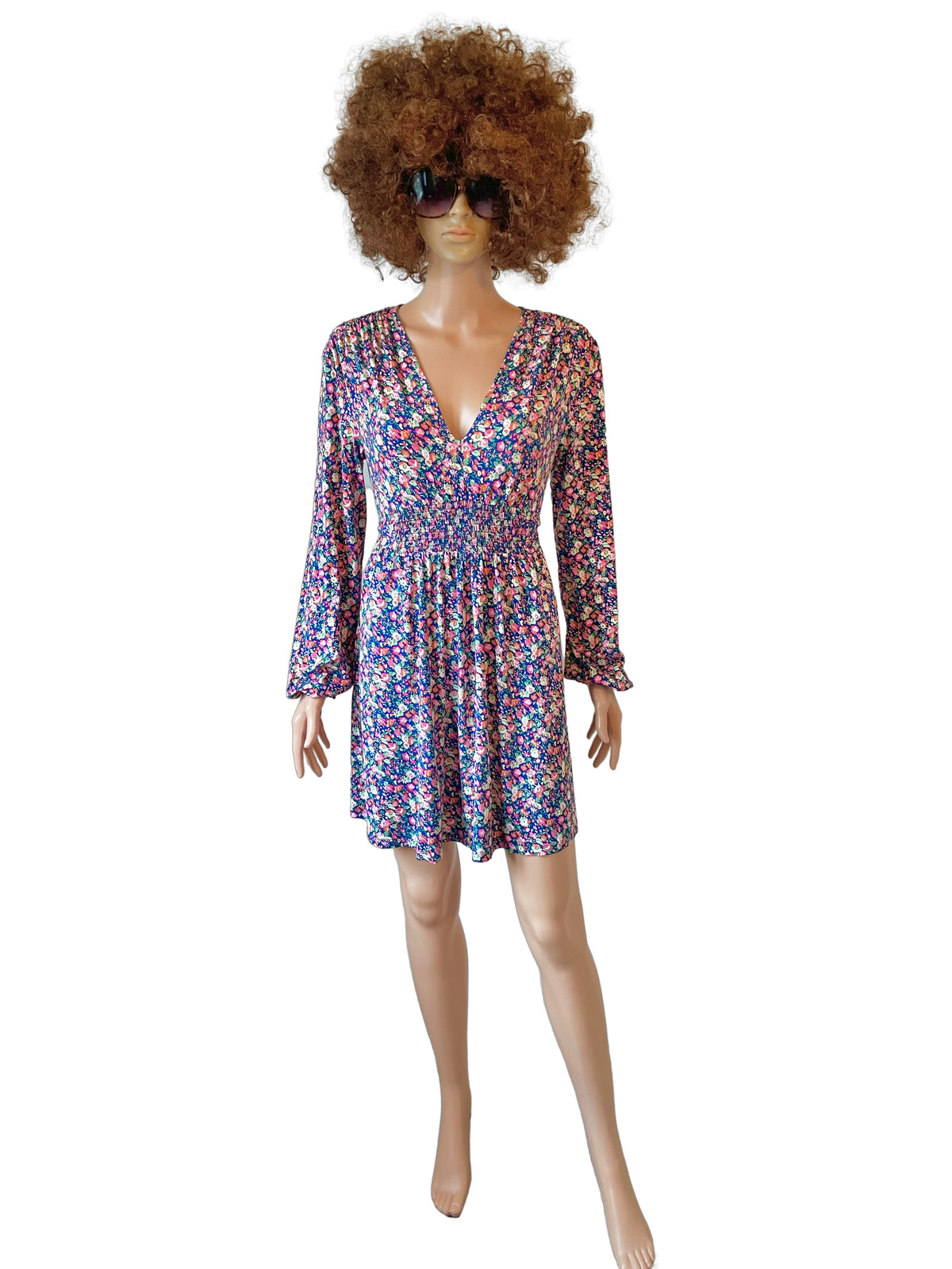 Rent floral mini dress
