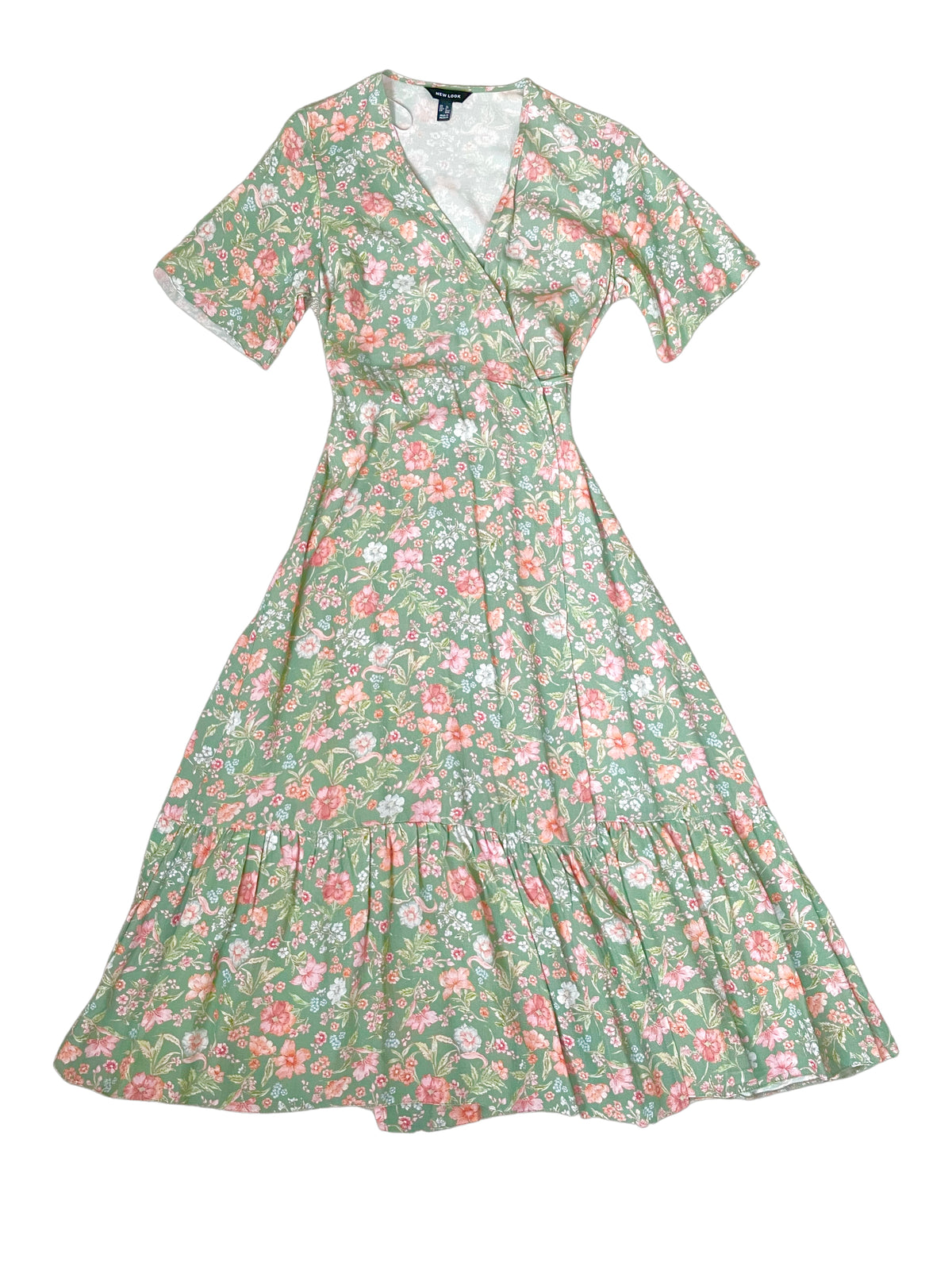 Rent Pastel green floral maxi dress