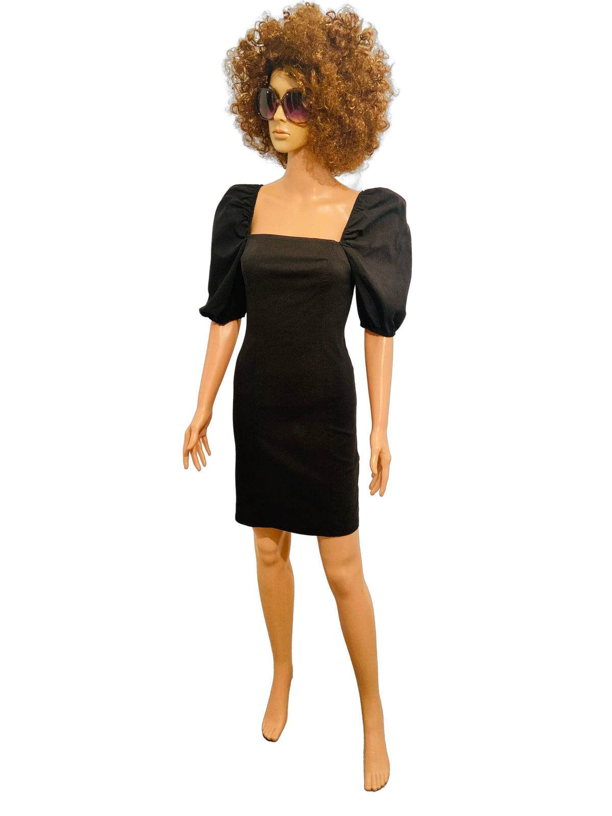 Black Body Con Mini Dress