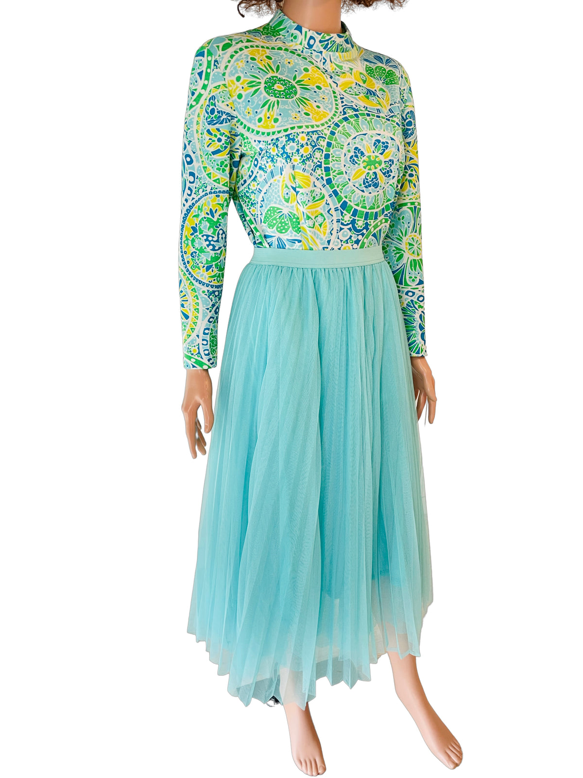 Turquoise Tulle Skirt Size 10