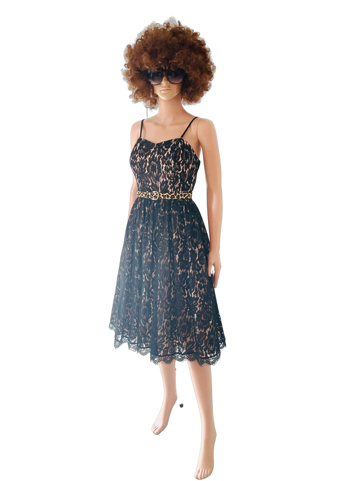 Rent black lace prom dress