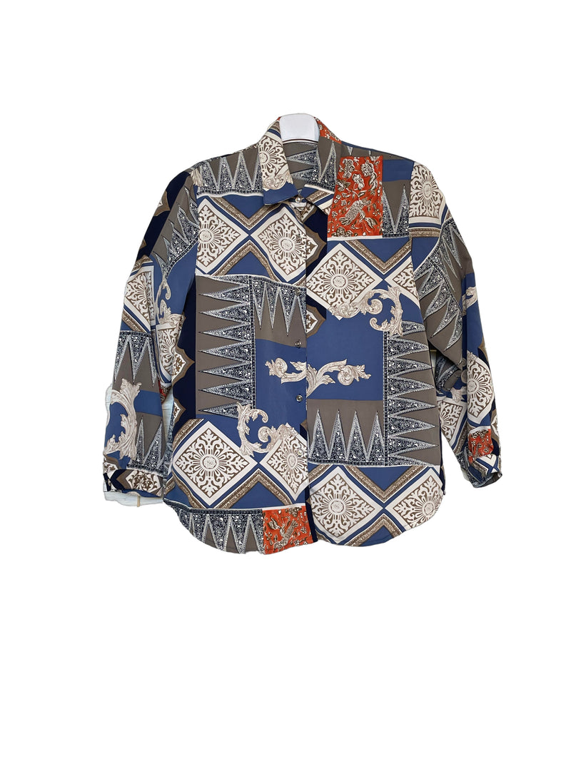 Rent Vintage Italian tile print blouse
