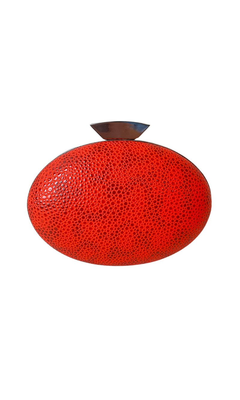 Rent Red Egg Clutch Bag