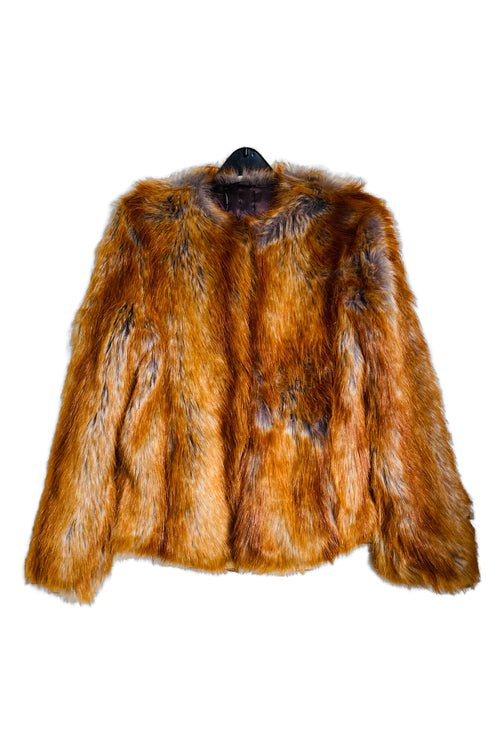 Rent Vintage Ombré Brushed Faux Fur Coat