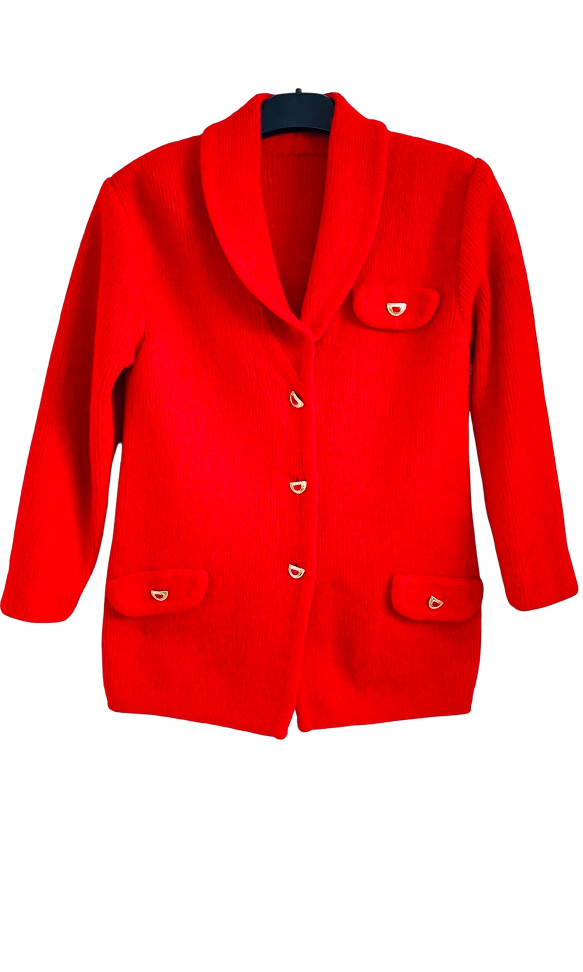 Rent Vintage Red Blazer Cardigan