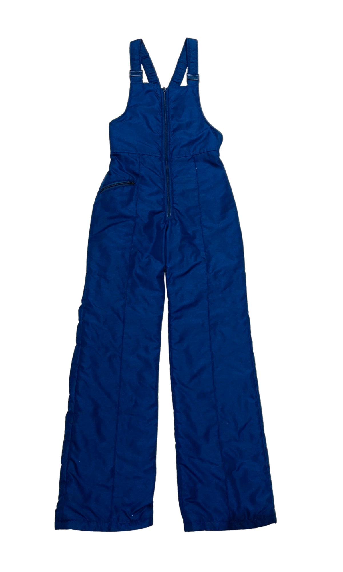 Retro High Waisted Ski Salopettes