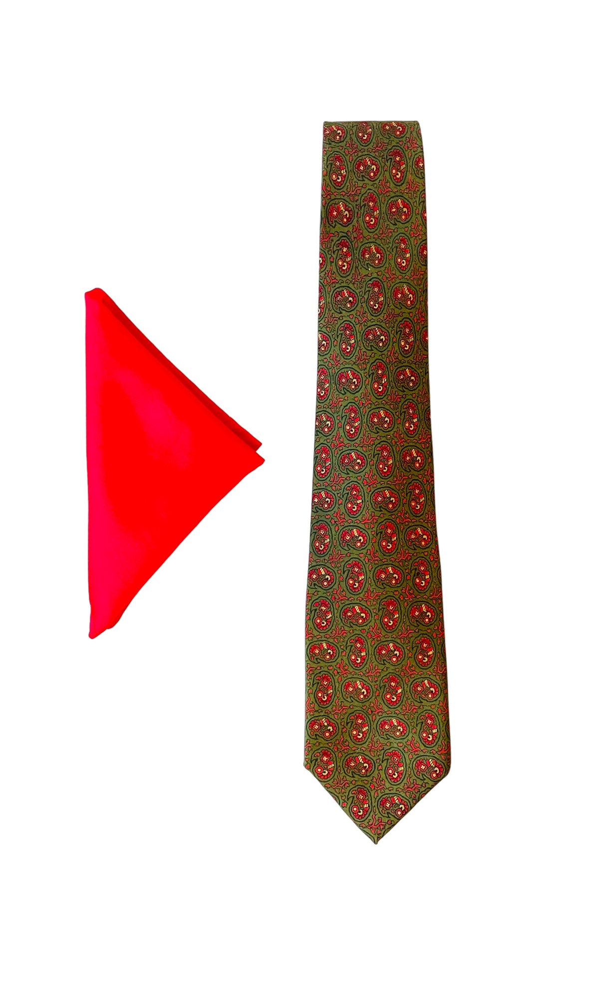 Rent Vintage Paisley Tie and Pocket Square