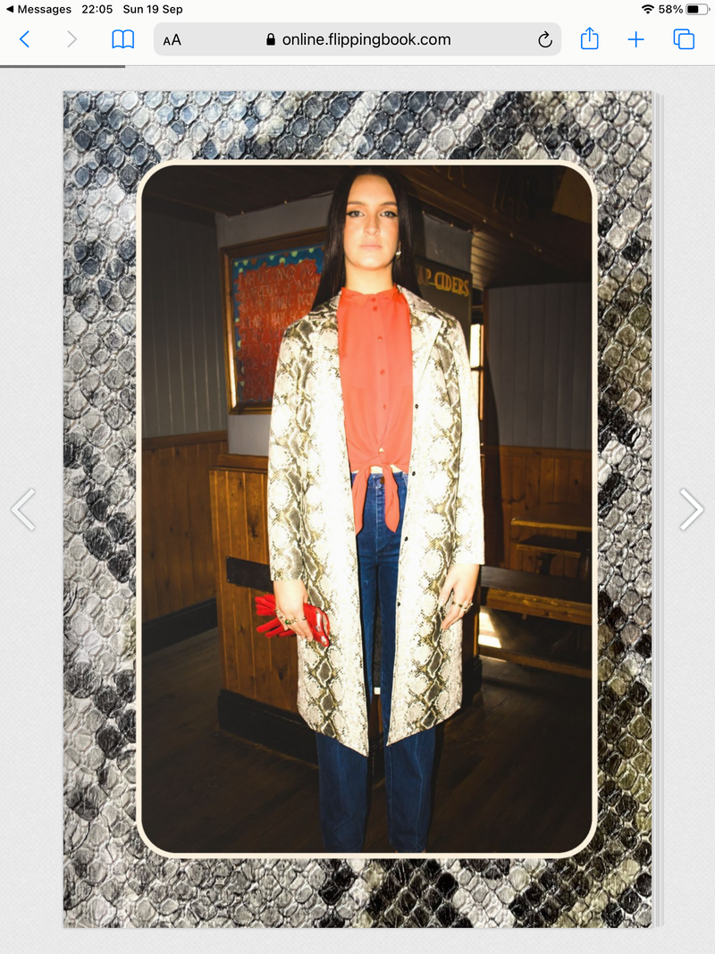 Rent Snake Vinyl coat