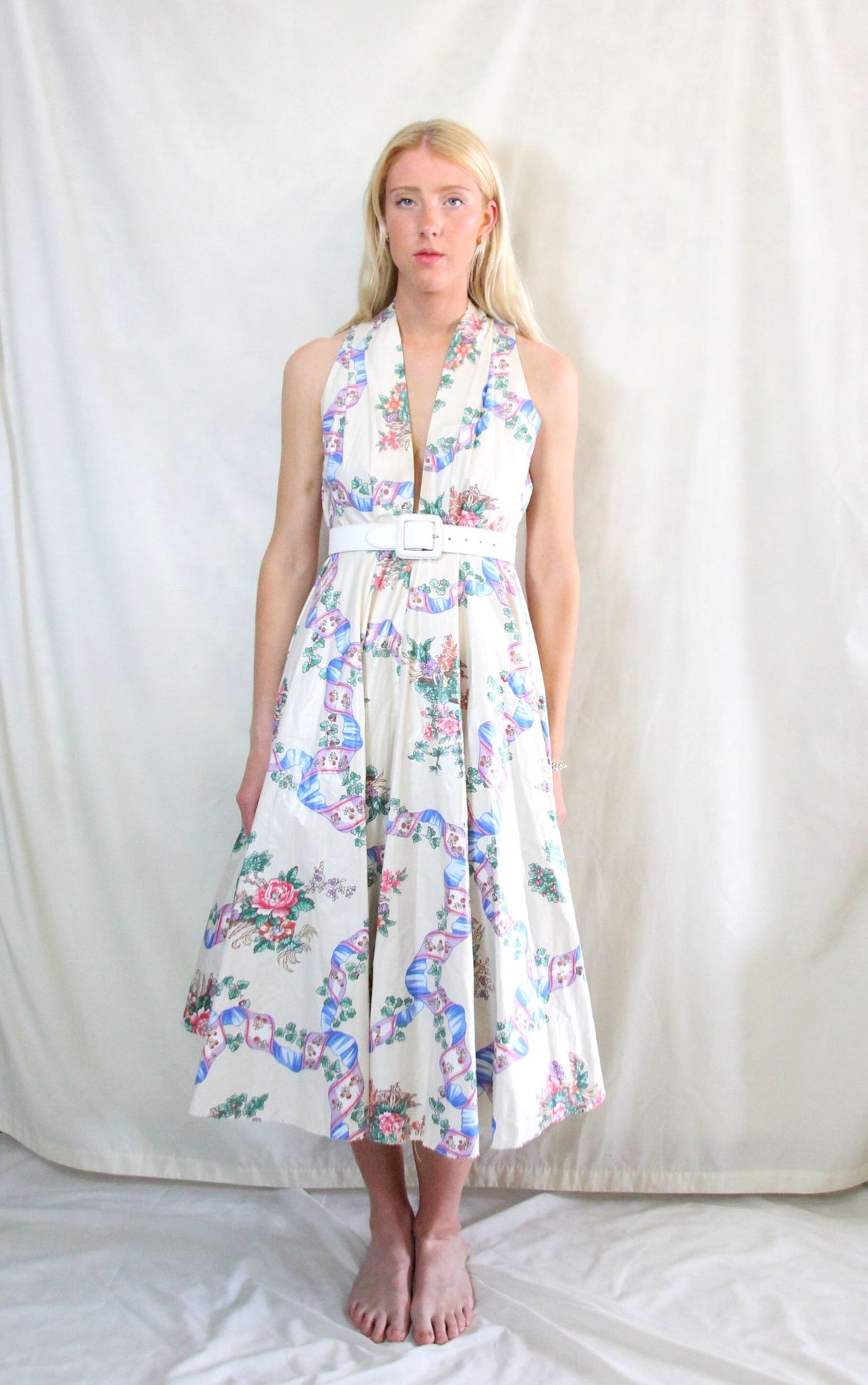 Rent our Handmade exclusive upcycled Tea Prom Dress