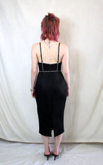 Rent black pencil dress with adjustable straps