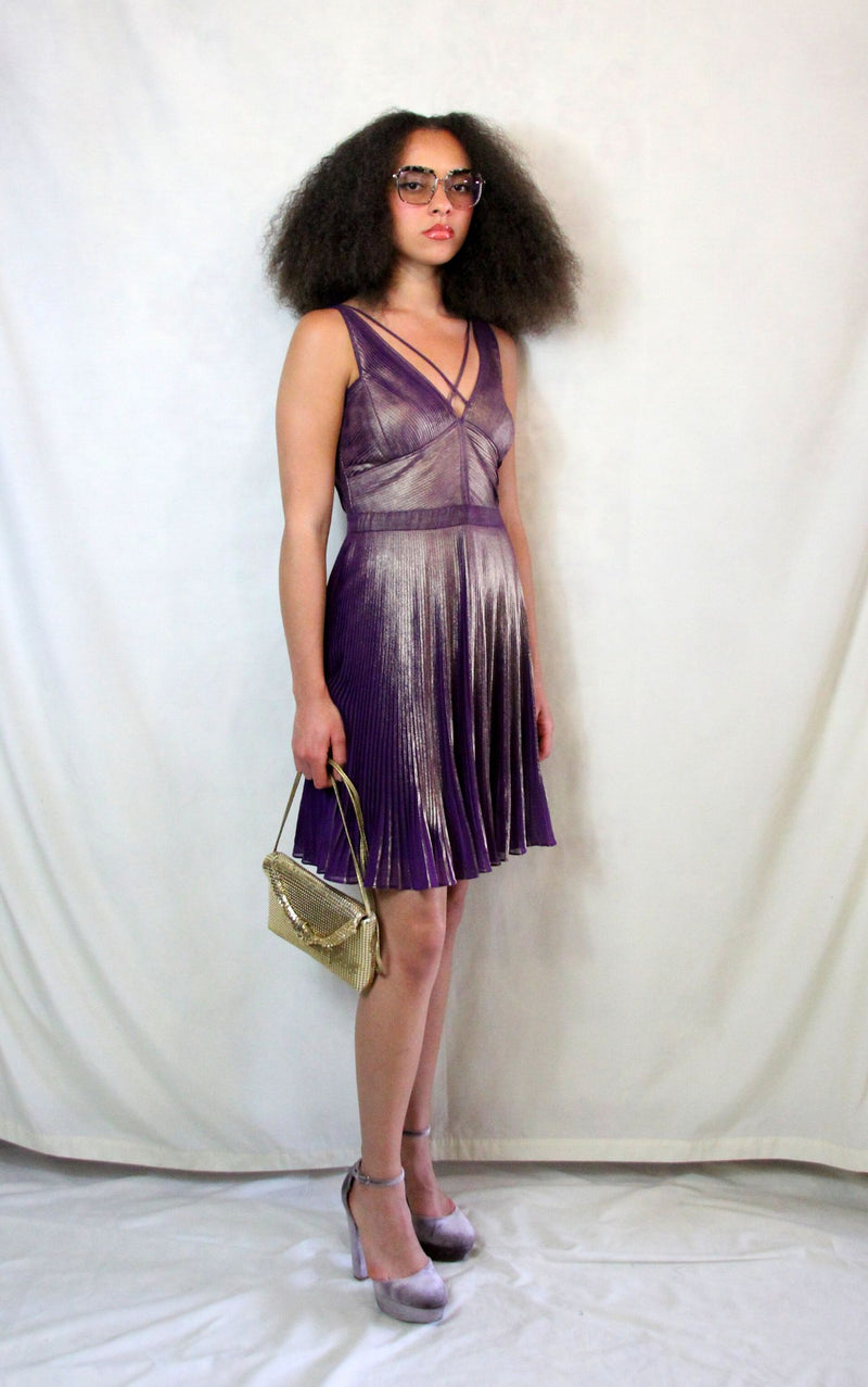 Purple Ombre Cocktail Dress