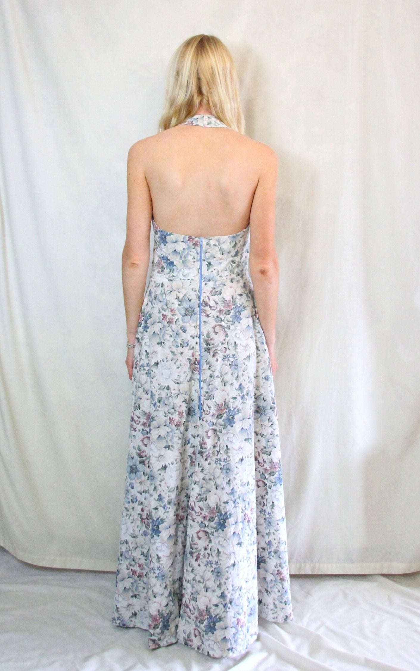 Handmade store Vintage 1970s Halter Dress