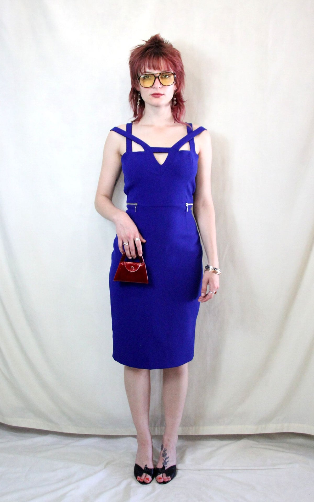 Rent cobalt blue pencil dress