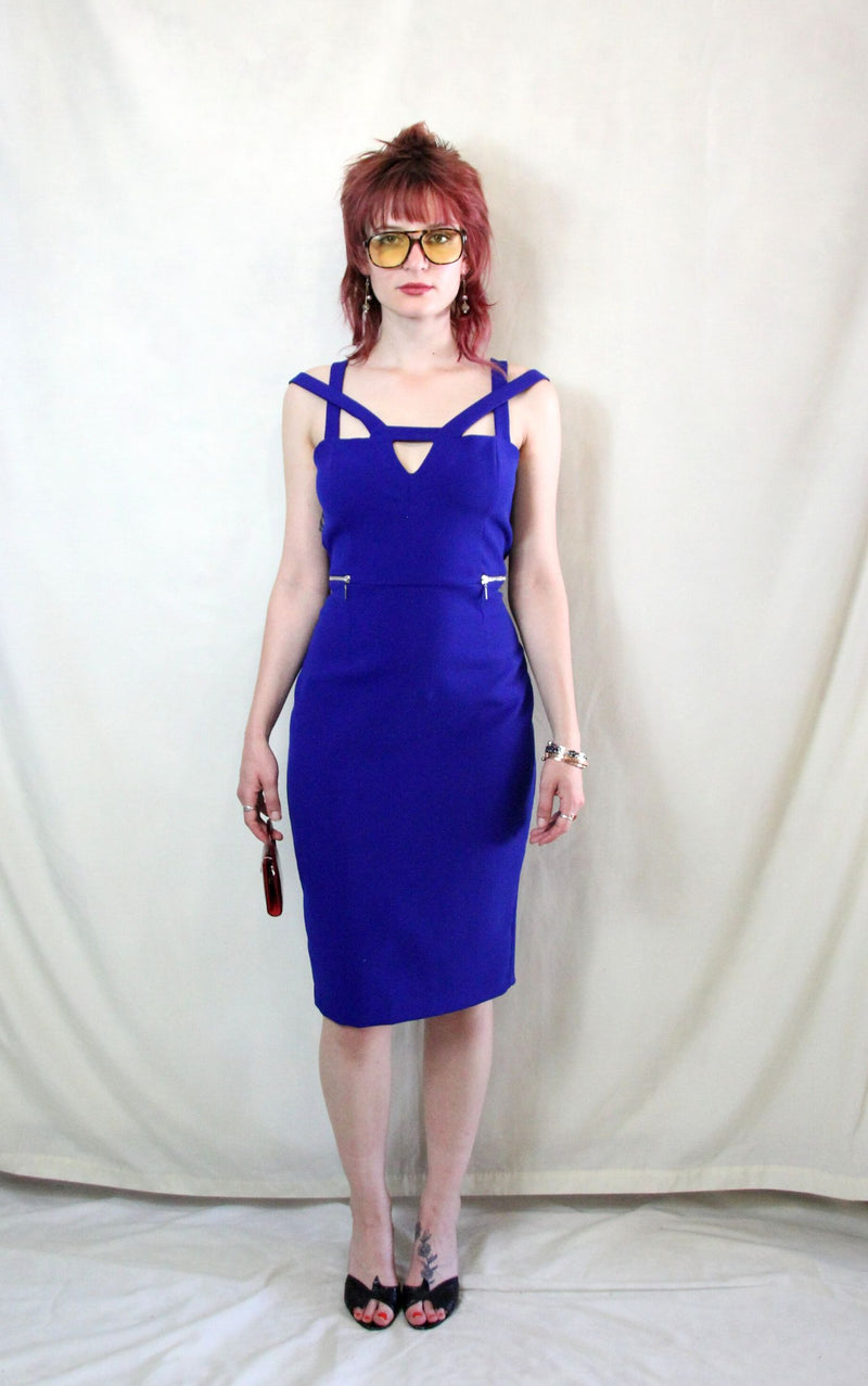 Rent cobalt blue pencil dress