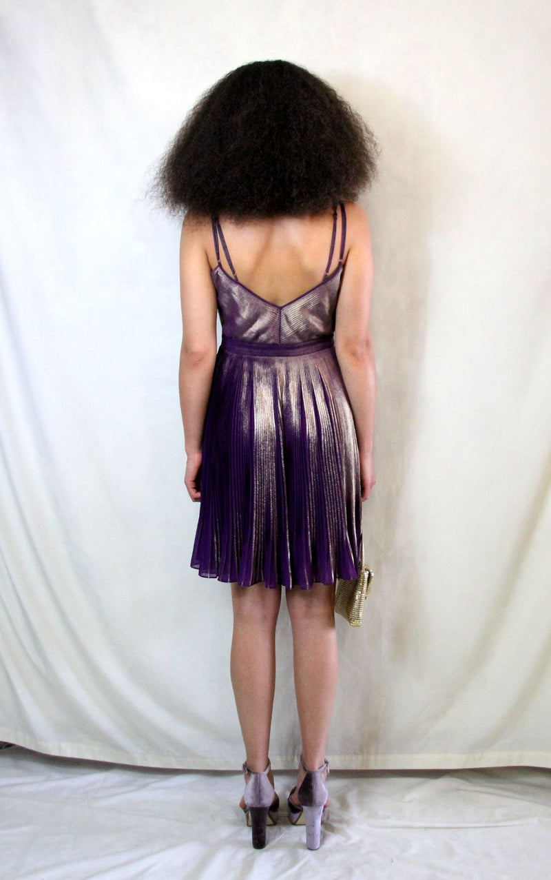 Purple Ombre Cocktail Dress