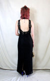 Rent vintage lace high neck lace maxi dress
