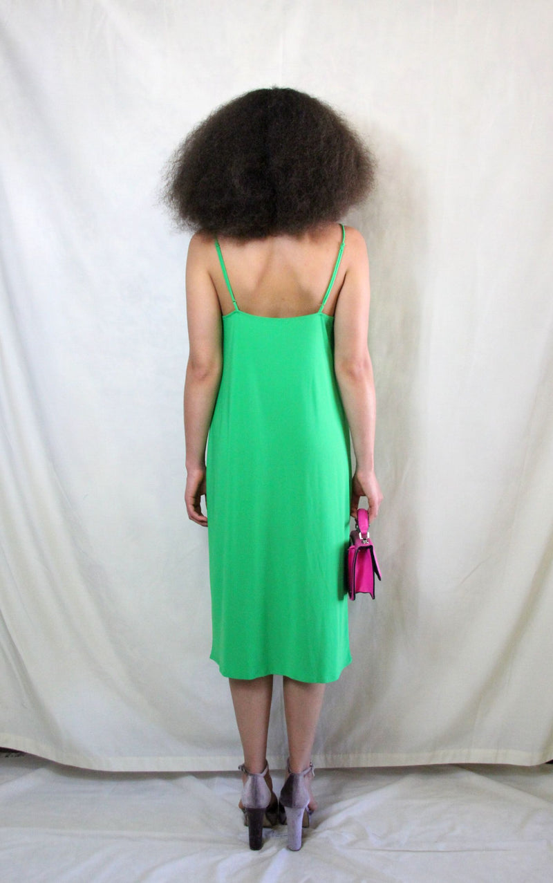 Rent bright green Summer slip dress