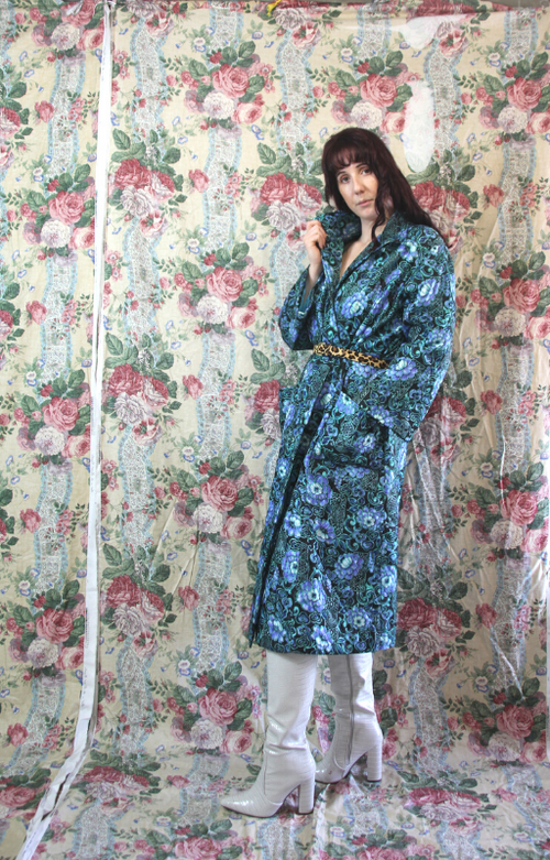 Rent 70s Floral House Coat