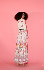 Rent handmade lightweight floral Italian maxi dress
