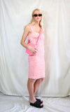 Handmade Couture Pink Pencil Dress