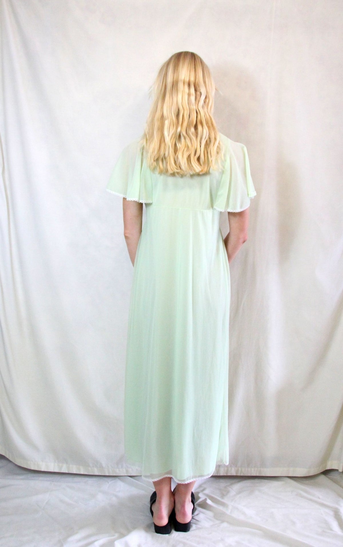 rent vintage mint green night dress