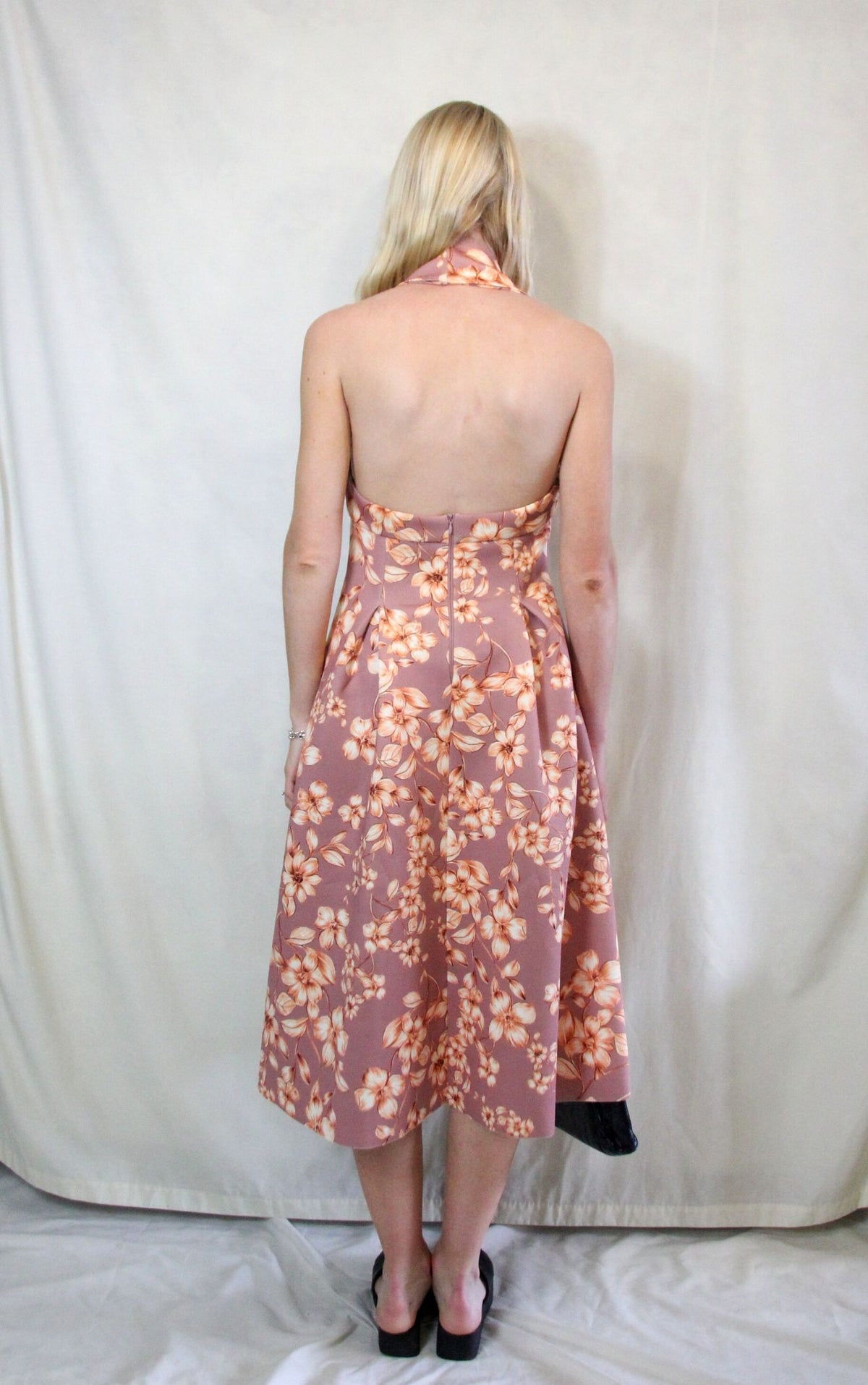 1950’s style midi floral dress