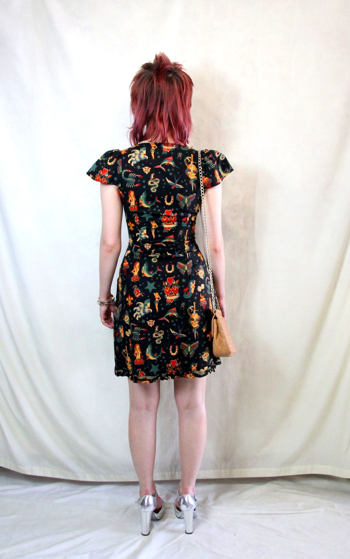 Vintage Get Cutie Pin Up Dress