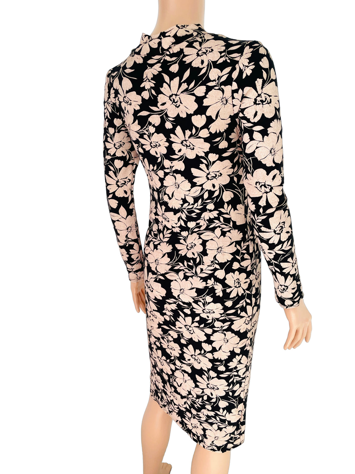 Rent floral body con dress