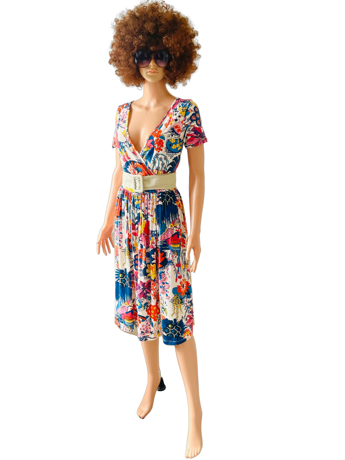 Summer Midi Floral Dress Size 10