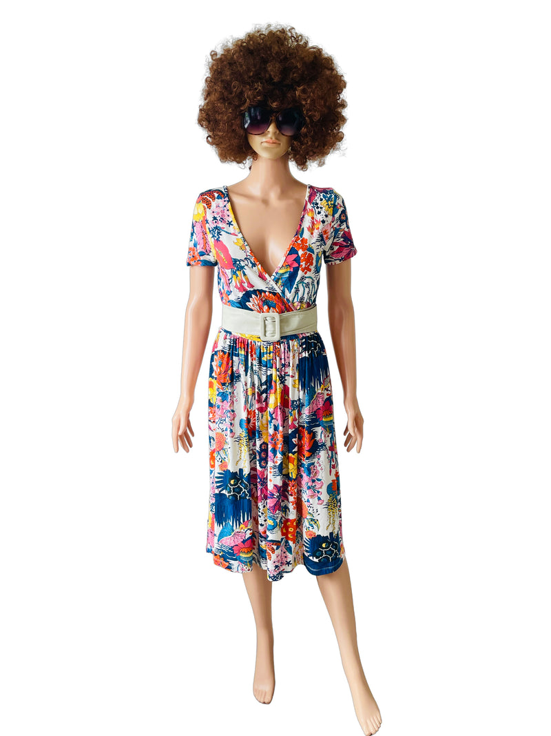 Summer Midi Floral Dress Size 10