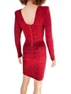 Rent Red Body con party dress