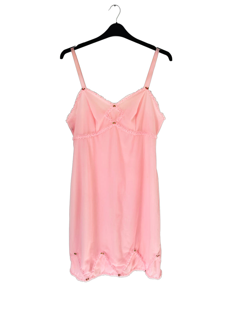 Vintage Pink Classic Nightdress Size 12 to 14