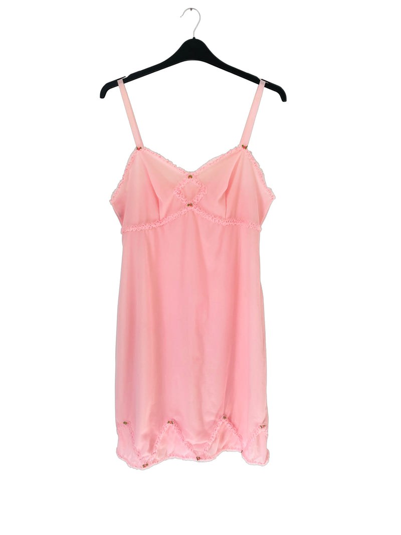 Vintage Pink Classic Nightdress Size 12 to 14