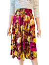 Vintage Midi Floral Skirt