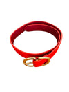 Vintage 90's Pony Skin Red Belt