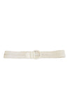 White Plastic Woven Belt
