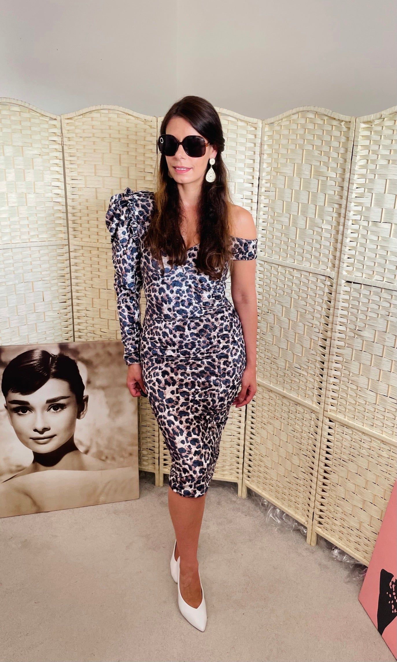 Asymmetric Leopard Body Con Dress WearMyWardrobeOut