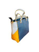 Rent Blue and Yellow Tote Bag