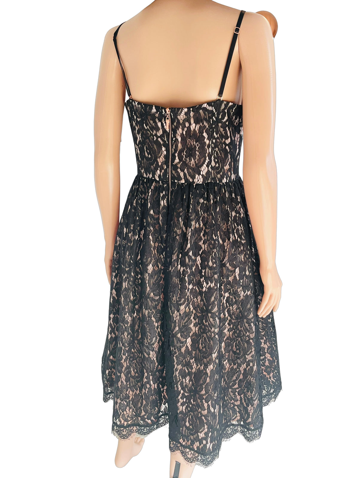 Rent black lace prom dress