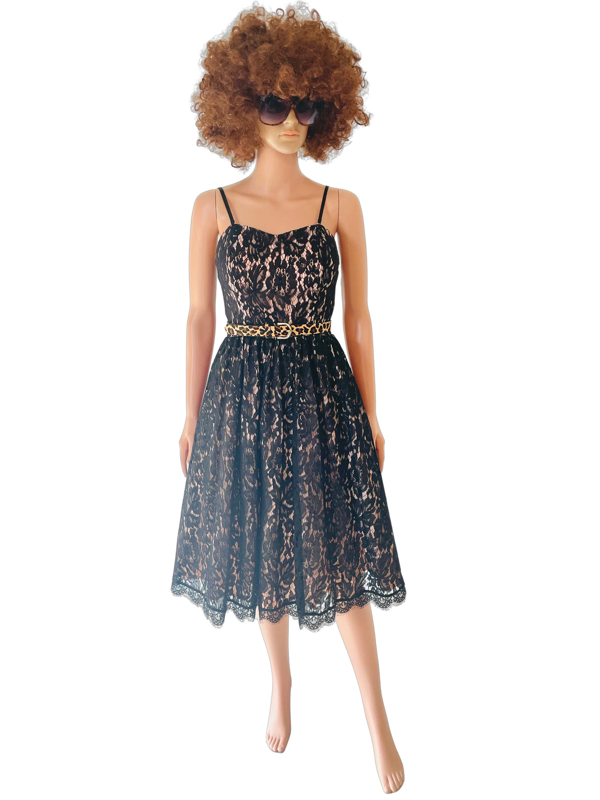 Rent black lace prom dress