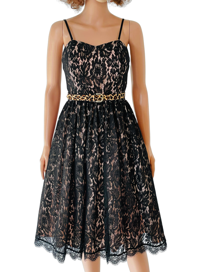 Rent black lace prom dress