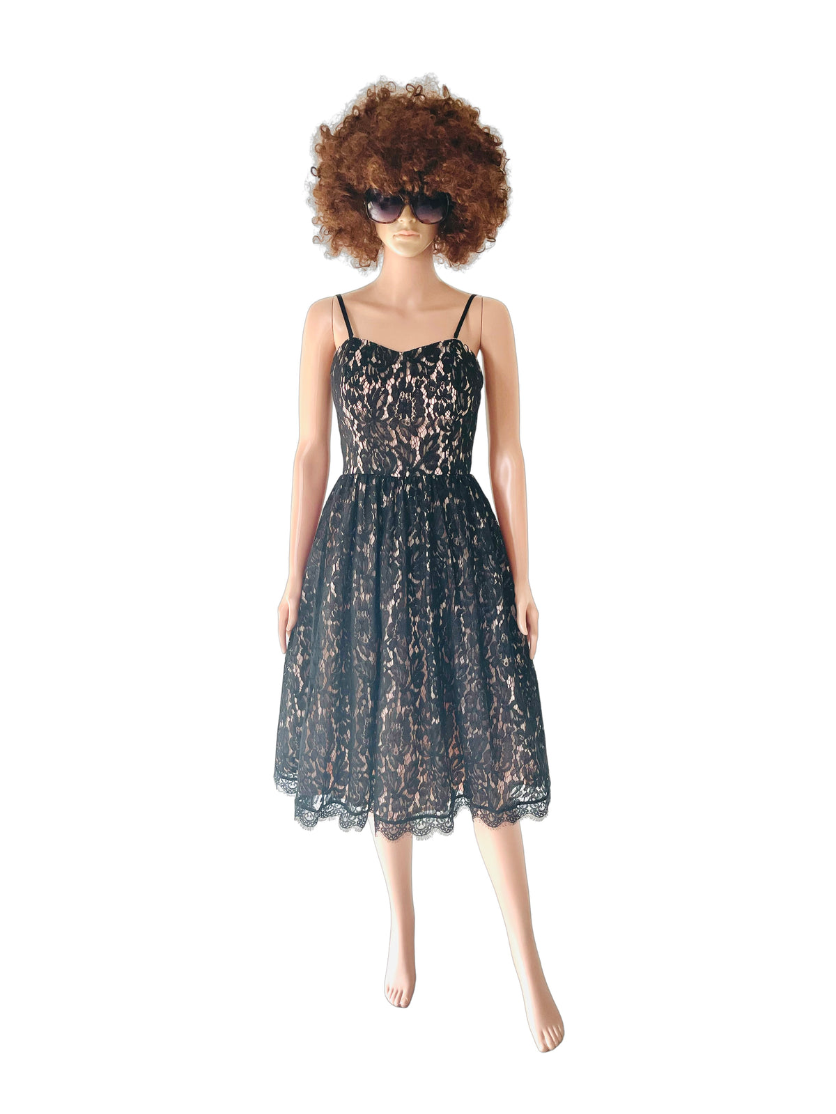 Rent black lace prom dress