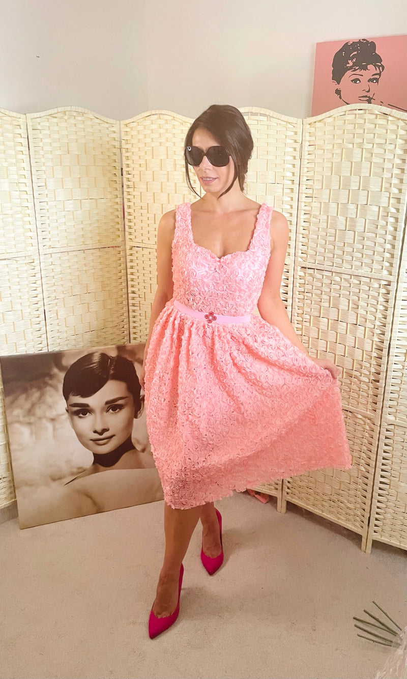 Rent Pink Sweetheart Prom Dress