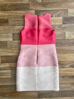 Rent pink and peach tone Aline style dress with back zipper 