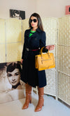Rent vintage navy and green dress suit